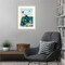 Untitled Artwork 172 by Bea Muller Wood Framed Wall Art Print